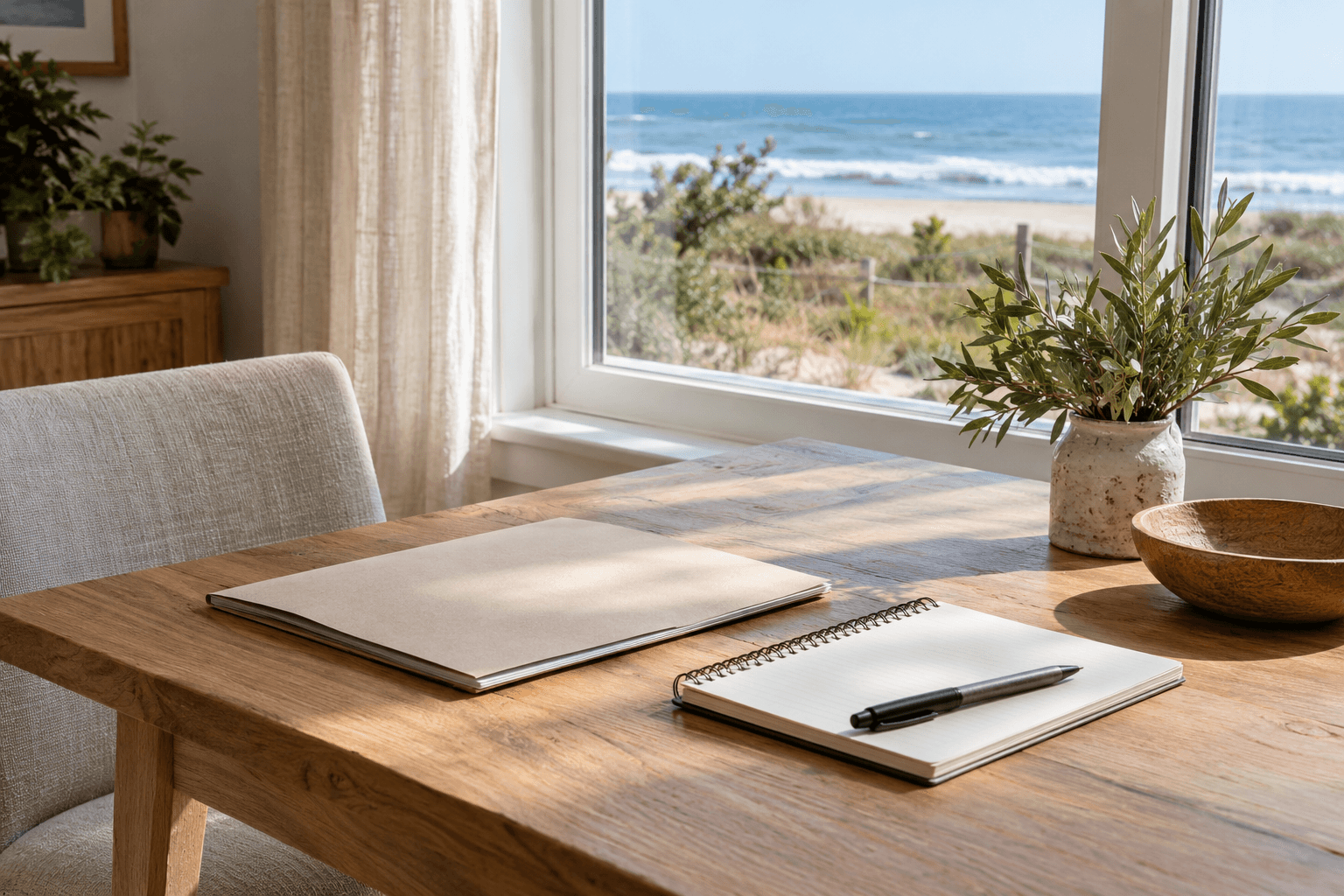 Coastal setting for Planning a coastal property resale